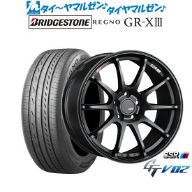 [6/1]P5倍+最大100%ポイントバック！★要エントリー新品 サマータイヤ ホイール4本セットタナベ SSR GT V0218インチ 7.5Jブリヂストン REGNO レグノ GR-XIII(GR-X3)215/45R18