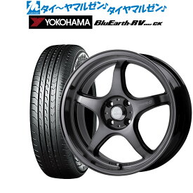 [4/1]P5倍+最大100%ポイントバック！★要エントリー新品 サマータイヤ ホイール4本セット5ZIGEN ゴジゲン プロレーサー FN01R-C STV14インチ 5.0Jヨコハマ BluEarth ブルーアース RV03CK(RV-03CK)165/65R14