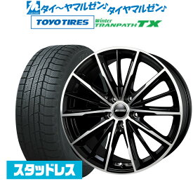 [4/20]割引クーポン配布新品 スタッドレスタイヤ ホイール4本セットBADX AMD G-Line SP18インチ 7.0Jトーヨータイヤ ウィンタートランパス TX225/60R18