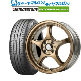 [4/24～26]割引クーポン配布新品 サマータイヤ ホイール4本セット5ZIGEN ゴジゲン プロレーサー FN01R-C STV14インチ 5.0Jブリヂストン ECOPIA エコピア NH200C165/60R14