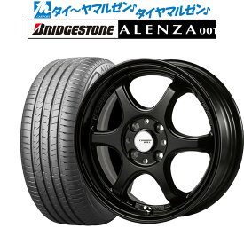 [4/24～26]割引クーポン配布新品 サマータイヤ ホイール4本セット5ZIGEN ゴジゲン プロレーサー キャノンボール16インチ 6.0Jブリヂストン ALENZA アレンザ 001215/65R16