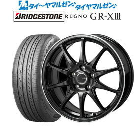 [6/1]P5倍+最大100%ポイントバック！★要エントリー新品 サマータイヤ ホイール4本セットモンツァ JP STYLE R1018インチ 8.0Jブリヂストン REGNO レグノ GR-XIII(GR-X3)215/45R18