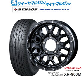 [6/4～10]割引クーポン配布新品 サマータイヤ ホイール4本セットインターミラノ マッドバーン XR-800M16インチ 5.5Jダンロップ グラントレック PT5175/80R16