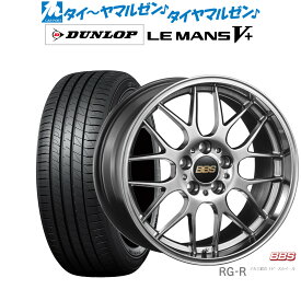 [6/1]P5倍+最大100%ポイントバック！★要エントリー新品 サマータイヤ ホイール4本セットBBS JAPAN RG-R19インチ 8.0Jダンロップ LEMANS ルマン V+ (ファイブプラス)245/40R19