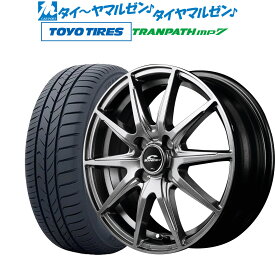 [6/4～10]割引クーポン配布新品 サマータイヤ ホイール4本セットMID シュナイダー SLS15インチ 5.5Jトーヨータイヤ トランパス mp7 175/65R15