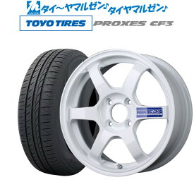 [3/20～26]割引クーポン配布新品 サマータイヤ ホイール4本セットレイズ ボルクレーシング TE37 グラベル215インチ 6.0Jトーヨータイヤ プロクセス PROXES CF3185/60R15