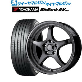 [6/4～10]割引クーポン配布新品 サマータイヤ ホイール4本セット5ZIGEN ゴジゲン プロレーサー FN01R-C STV17インチ 7.0Jヨコハマ BluEarth ブルーアース RV03(RV-03)225/55R17