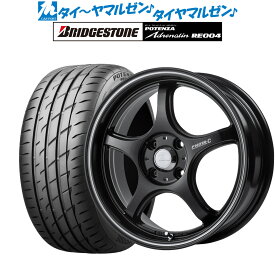 [6/4～10]割引クーポン配布新品 サマータイヤ ホイール4本セット5ZIGEN ゴジゲン プロレーサー FN01R-C STV14インチ 5.0Jブリヂストン POTENZA ポテンザ アドレナリン RE004165/55R14