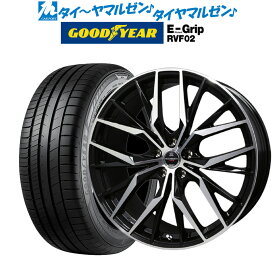 [6/1]P5倍+最大100%ポイントバック！★要エントリー新品 サマータイヤ ホイール4本セットBADX ロクサーニ マルチフォルケッタ TR518インチ 7.5Jグッドイヤー エフィシエント グリップ RVF02225/55R18