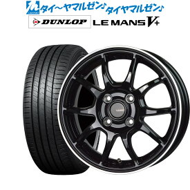 [6/4～10]割引クーポン配布新品 サマータイヤ ホイール4本セットホットスタッフ G.speed P-0615インチ 6.0Jダンロップ LEMANS ルマン V+ (ファイブプラス)185/60R15