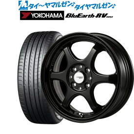 [6/4～10]割引クーポン配布新品 サマータイヤ ホイール4本セット5ZIGEN ゴジゲン プロレーサー キャノンボール15インチ 5.5Jヨコハマ BluEarth ブルーアース RV03(RV-03)185/60R15