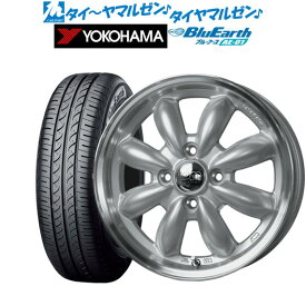 [3/20～26]割引クーポン配布新品 サマータイヤ ホイール4本セットホットスタッフ ララパーム カップ215インチ 5.5Jヨコハマ BluEarth ブルーアース (AE-01)185/55R15