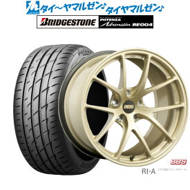 新品 サマータイヤ ホイール4本セットBBS JAPAN RI-A18インチ 8.5Jブリヂストン POTENZA ポテンザ アドレナリン RE004215/45R18