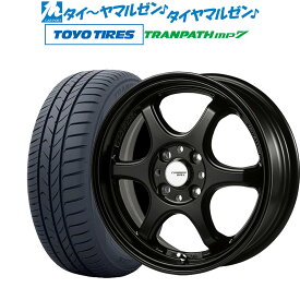 [4/1]P5倍+最大100%ポイントバック！★要エントリー新品 サマータイヤ ホイール4本セット5ZIGEN ゴジゲン プロレーサー キャノンボール15インチ 5.5Jトーヨータイヤ トランパス mp7 185/60R15