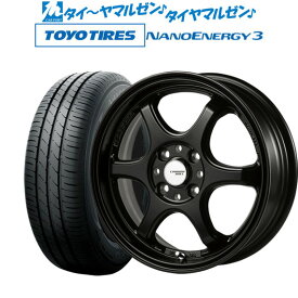 [4/24～26]割引クーポン配布新品 サマータイヤ ホイール4本セット5ZIGEN ゴジゲン プロレーサー キャノンボール15インチ 5.0Jトーヨータイヤ NANOENERGY ナノエナジー 3 165/55R15