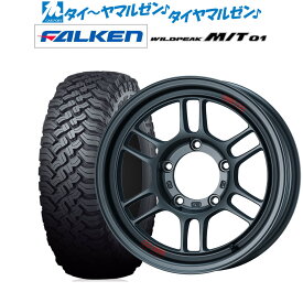 [6/4～10]割引クーポン配布新品 サマータイヤ ホイール4本セットエンケイ RPT1 For JIMNY16インチ 5.5Jファルケン ワイルドピーク M/T 01185/85R16