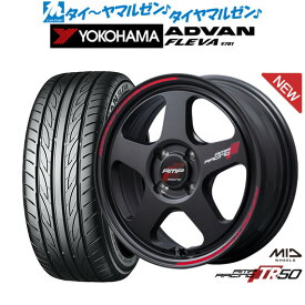 [5/18]ストアポイント3倍!!新品 サマータイヤ ホイール4本セットMID RMPレーシング TR5016インチ 6.0Jヨコハマ ADVAN アドバン フレバ V701195/50R16