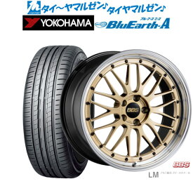 [5/23～26]割引クーポン配布新品 サマータイヤ ホイール4本セットBBS JAPAN LM19インチ 8.5Jヨコハマ BluEarth ブルーアース A (AE50)215/35R19