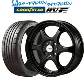 [4/20]割引クーポン配布新品 サマータイヤ ホイール4本セット5ZIGEN ゴジゲン プロレーサー キャノンボール15インチ 5.0Jグッドイヤー イーグル RV-F(RVF)165/55R15