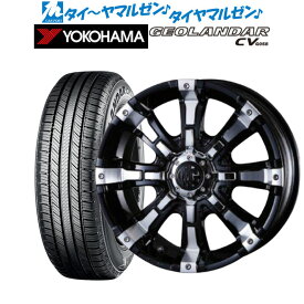 [4/20]割引クーポン配布新品 サマータイヤ ホイール4本セットクリムソン MG ビースト16インチ 5.5Jヨコハマ GEOLANDAR ジオランダー CV (G058)175/80R16