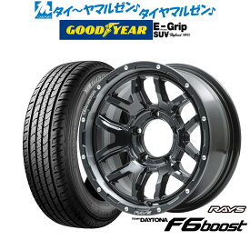 [8/4〜10]割引クーポン配布新品 サマータイヤ ホイール4本セットレイズ チームデイトナ F6ブースト for JIMNY/JIMNY SIERRA16インチ 6.0Jグッドイヤー エフィシエント グリップ SUV HP01175/80R16