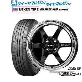 新品 サマータイヤ ホイール4本セットレイズ ボルクレーシング TE37 KCR PROGRESSIVE MODEL15インチ 5.0JNEXEN ネクセン ロードストーン ユーロビズ HP02165/65R15