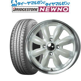 [6/4～10]割引クーポン配布新品 サマータイヤ ホイール4本セットホットスタッフ ララパーム カップ215インチ 4.5Jブリヂストン NEWNO ニューノ165/55R15