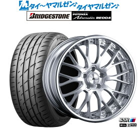 [6/4～10]割引クーポン配布新品 サマータイヤ ホイール4本セットタナベ SSR ライナー M10R19インチ 8.0Jブリヂストン POTENZA ポテンザ アドレナリン RE004225/40R19