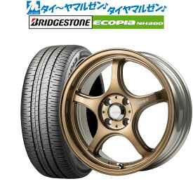 [6/4～10]割引クーポン配布新品 サマータイヤ ホイール4本セット5ZIGEN ゴジゲン プロレーサー FN01R-C STV17インチ 7.0Jブリヂストン ECOPIA エコピア NH200215/45R17