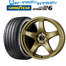 [6/1]P5倍+最大100%ポイントバック！★要エントリー新品 サマータイヤ ホイール4本セットエンケイ PF0517インチ 7.0Jグッドイヤー イーグル F1 アシメトリック6225/50R17