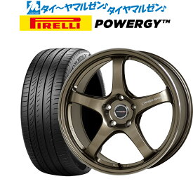 [6/4～10]割引クーポン配布新品 サマータイヤ ホイール4本セットホットスタッフ クロススピード ハイパーエディション CR518インチ 7.5Jピレリ POWERGY (パワジー)235/45R18