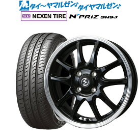 [5/18]ストアポイント3倍!!新品 サマータイヤ ホイール4本セットBADX エスホールド S-5V14インチ 4.5JNEXEN ネクセン N priz SH9J165/55R14