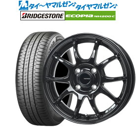 [5/20]割引クーポン配布新品 サマータイヤ ホイール4本セットホットスタッフ G.speed G-0613インチ 4.0Jブリヂストン ECOPIA エコピア NH200C145/80R13