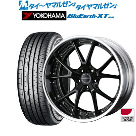 [6/4～10]割引クーポン配布新品 サマータイヤ ホイール4本セットウェッズ マーベリック 905S19インチ 8.0Jヨコハマ BluEarth ブルーアース XT (AE61)235/55R19