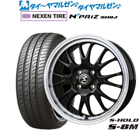 新品 サマータイヤ ホイール4本セットBADX エスホールド S-8M15インチ 4.5JNEXEN ネクセン N priz SH9J165/55R15