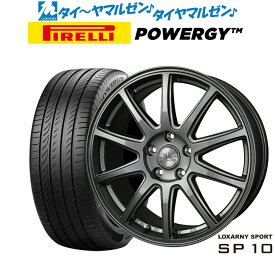 [6/4～10]割引クーポン配布新品 サマータイヤ ホイール4本セットBADX ロクサーニスポーツ SP1015インチ 6.0Jピレリ POWERGY (パワジー)195/65R15