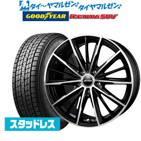 [6/4～10]割引クーポン配布【2023年製】新品 スタッドレスタイヤ ホイール4本セットBADX AMD G-Line SP16インチ 6.5Jグッドイヤー ICE NAVI アイスナビ SUV225/70R16