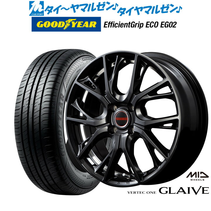 楽天市場】新品 サマータイヤ ホイール4本セットMID ヴァーテック ワン 