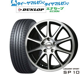 [6/4～10]割引クーポン配布新品 サマータイヤ ホイール4本セットBADX ロクサーニスポーツ SP1015インチ 6.0Jダンロップ ENASAVE エナセーブ EC204195/70R15