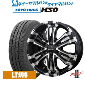 [7/19〜25]割引クーポン配布新品 サマータイヤ ホイール4本セットBADX ロクサーニ バトルシップII(ハイエース)16インチ 6.5Jトーヨータイヤ TOYO H30215/65R16