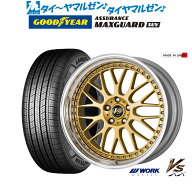 新品 サマータイヤ ホイール4本セットワーク VS XX18インチ 8.0Jグッドイヤー ASSURANCE アシュアランス …