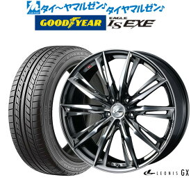 [5/18]ストアポイント3倍!!新品 サマータイヤ ホイール4本セットウェッズ レオニス GX19インチ 7.5Jグッドイヤー イーグル LS EXE（エルエス エグゼ）215/35R19