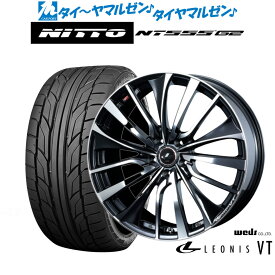 [6/4～10]割引クーポン配布新品 サマータイヤ ホイール4本セットウェッズ レオニス VT18インチ 7.0JNITTO NT555 G2 215/40R18