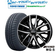 [SS限定]P最大44倍&クーポン配布新品 サマータイヤ ホイール4本セットBADX AMD MG-515インチ 4.5Jトーヨ…