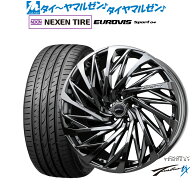 [18日]割引クーポン配布新品 サマータイヤ ホイール4本セットBADX ロクサーニ テンペストタービンVX18イ…