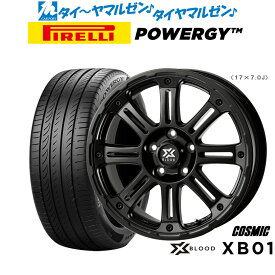 新品 サマータイヤ ホイール4本セットコスミック クロスブラッド XB0117インチ 7.0Jピレリ POWERGY (パワジー)205/45R17