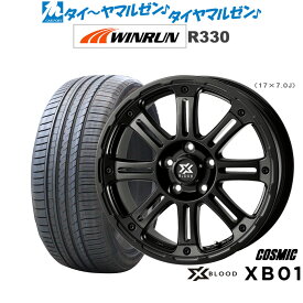 新品 サマータイヤ ホイール4本セットコスミック クロスブラッド XB0117インチ 7.0JWINRUN ウインラン R330215/40R17