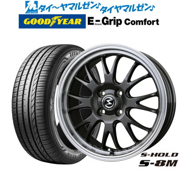 楽天市場】15インチ 4H100 4.5J 4.5J+45 4穴 エスホールド S-8M 