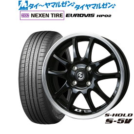 [6/4～10]割引クーポン配布新品 サマータイヤ ホイール4本セットBADX エスホールド S-5V14インチ 4.5JNEXEN ネクセン ロードストーン ユーロビズ HP02155/65R14