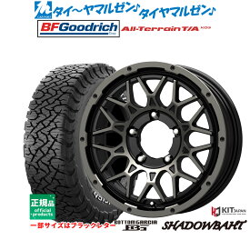 [8/4〜10]割引クーポン配布新品 オフロードタイヤ ホイール4本セットコーセイ ボトムガルシア シャドウバーツ16インチ 6.0Jグッドリッチ オールテレーン T/A KO3175/80R16
